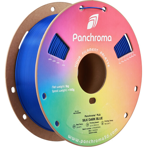 Polymaker Panchroma Silk PLA Filament (1kg, Dark Blue)