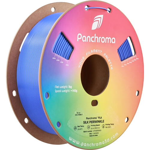 Polymaker Panchroma Silk PLA Filament (1kg, Periwinkle)