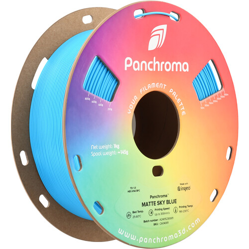 Polymaker Panchroma Matte PLA Filament (1kg, Sky Blue)
