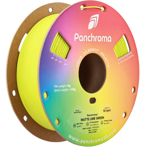 Polymaker Panchroma Matte PLA Filament (1kg, Lime Green)