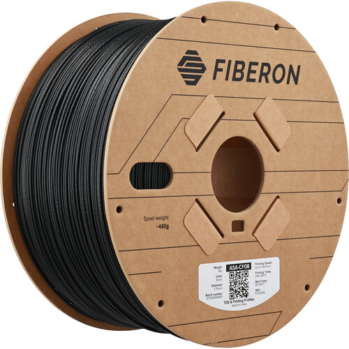 Polymaker Fiberon ASA-CF08 Filament (3kg, Black)