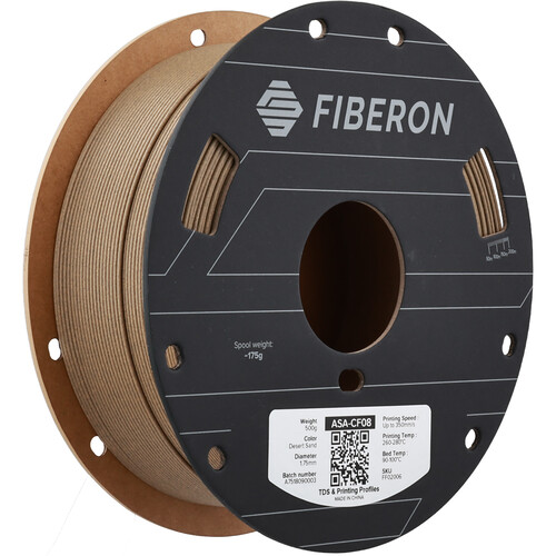 Polymaker Fiberon ASA-CF08 Filament (0.5kg, Desert Sand)