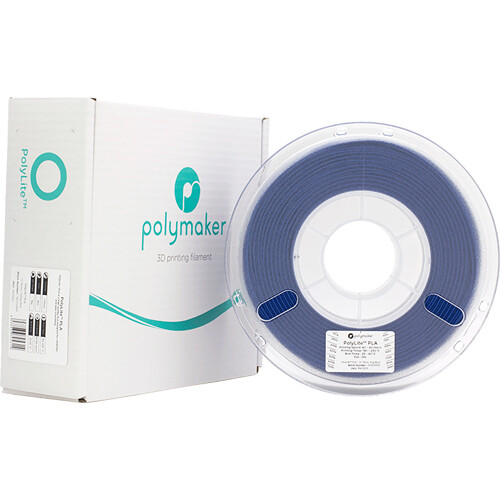 Polymaker 1.75mm PolyLite PLA Filament (1kg, Blue)