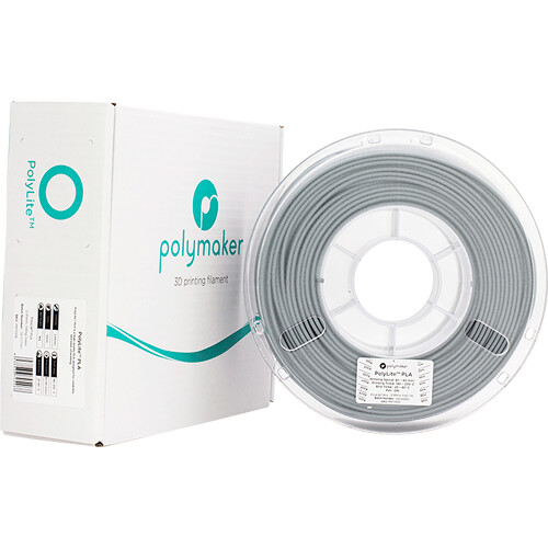 Polymaker 2.85mm PolyLite PLA Filament (1kg, Gray)