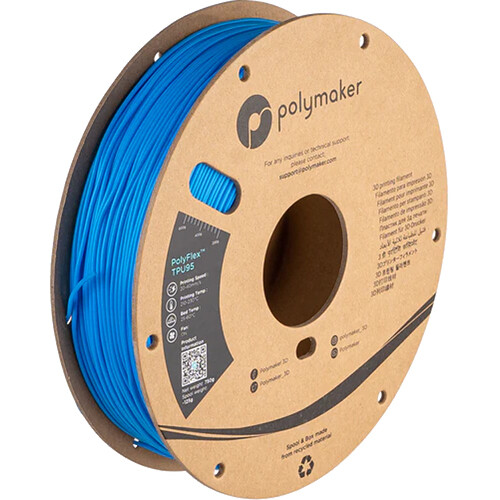 Polymaker 2.85mm PolyFlex TPU95 Filament (750g, Blue)