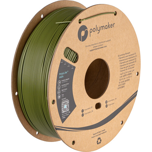 Polymaker 2.85mm PolyLite ASA Filament (1kg, Army Green)