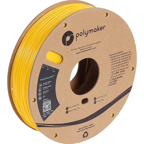 Polymaker 2.85mm PolySmooth Filament (750g, Yellow)