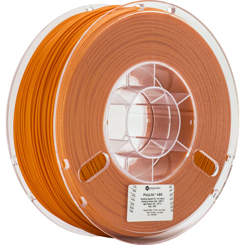 Polymaker PolyLite 1.75mm ABS Filament (1kg, Orange)
