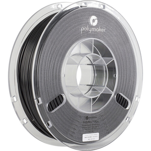 Polymaker PolyMax PLA 3D Printing Filament 1.65 lb (2.85mm Diameter, Black)