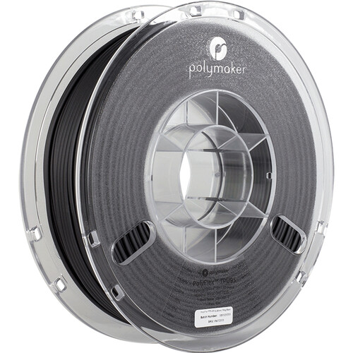 Polymaker PolyFlex TPU95 3D Printing Filament 1.65 lb (2.85mm Diameter, Black)