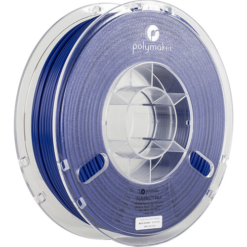 Polymaker PolyMax PLA 3D Printing Filament 1.65 lb (2.85mm Diameter, Blue)