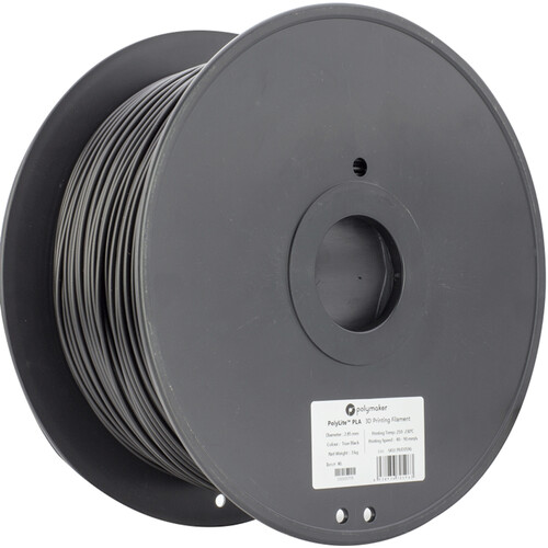 Polymaker 2.85mm PolyMax PLA Filament (3kg, Black)