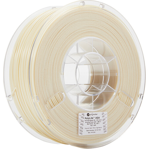Polymaker PolyDissolve S2 3D Printing Filament 1.1 lb (1.75mm Diameter, Natural)