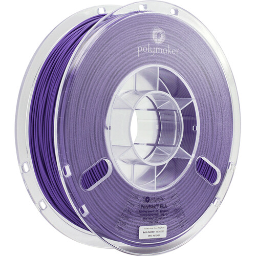 Polymaker PolyMax PLA 3D Printing Filament 1.65 lb (1.75mm Diameter, Purple)