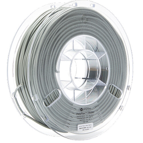 Polymaker PolyFlex TPU90 3D Printing Filament 1.65 lb (2.85mm Diameter, Gray)