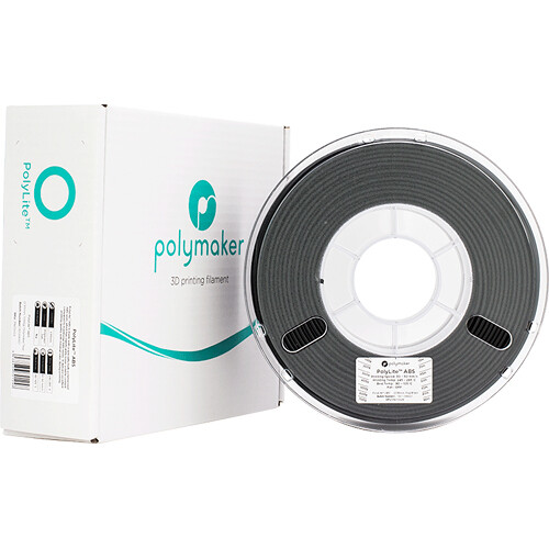 Polymaker 2.85mm PolyLite ABS Filament (3kg, Black)