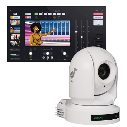 Polymotion Chat Pro Software and BirdDog Eyes P200 PTZ Camera Bundle (White)