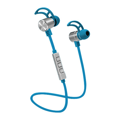 POM GEAR Pro2Go Pro100 Bluetooth Noise-Cancelling Earbuds (Blue)