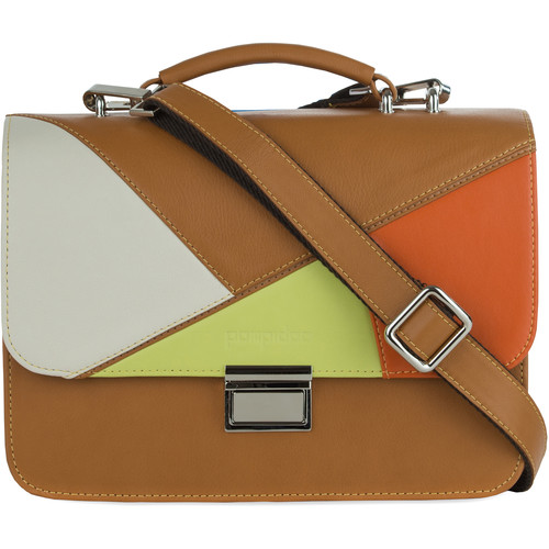 POMPIDOO Miami Camera Satchel (Caramel Pie)