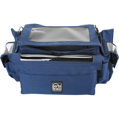 PortaBrace AO-4H Audio Organizer with AH-2H Harness XL (Blue)