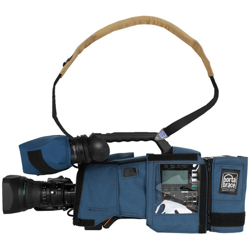 PortaBrace CBA-PX800 Camera BodyArmor for Panasonic AJ-PX800 (Blue)