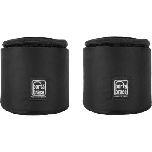 PortaBrace Padded Cinema Lens Cup (Black, 2-Pack)