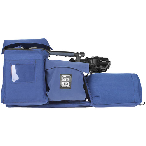 PortaBrace Travel Boot Protective Cover and Lens Guard for Sony PXW-X320 (Blue)