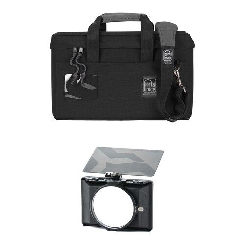 PortaBrace MB-1B Matte Box Case Kit with Tiltaing Mini Matte Box
