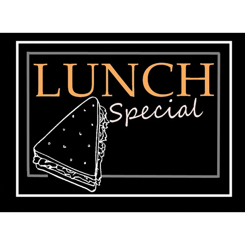 Porta-Trace / Gagne LED Light Panel with Lunch Special Logo (11 x 18")