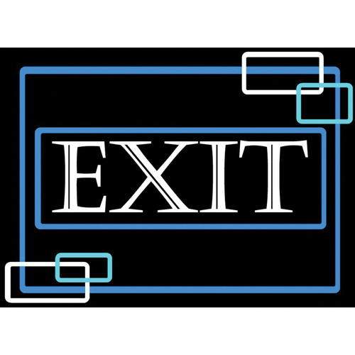 Porta-Trace / Gagne LED Light Panel with Exit Logo (24 x 36")
