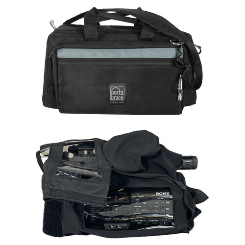 PortaBrace Carrying Case with Custom Rain Cover for Sony HXR-NX800