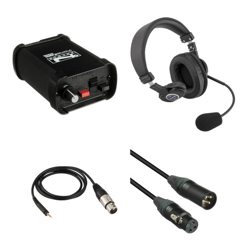 PortaCom Single-Ear Headset 2-Way Communications Kit