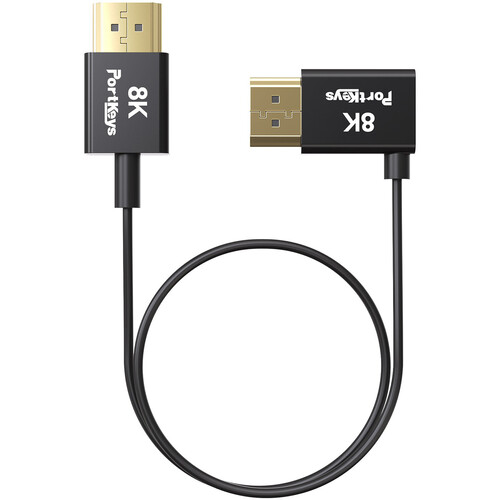 PORTKEYS Ultrathin 10-Core Coaxial HDMl Cable (1.6')
