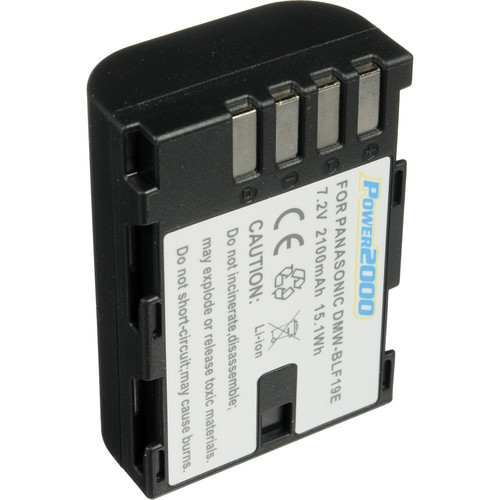 Power2000 DMW-BLF19E Lithium-Ion Battery Pack (7.2V, 2100mAh)
