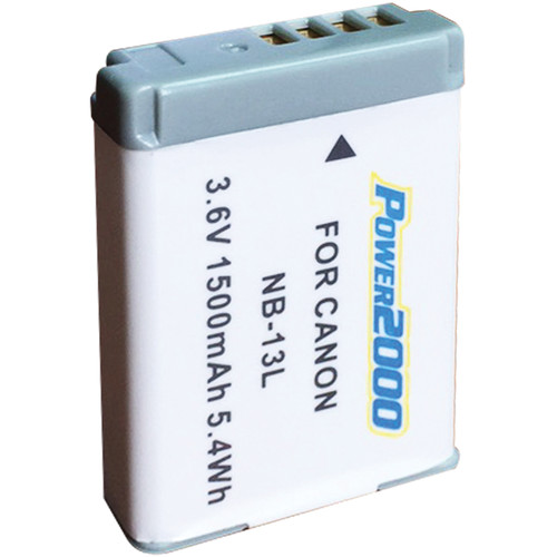 Power2000 ACD-431 NB-13L Lithium-Ion Battery Pack (3.6V, 1500mAh)