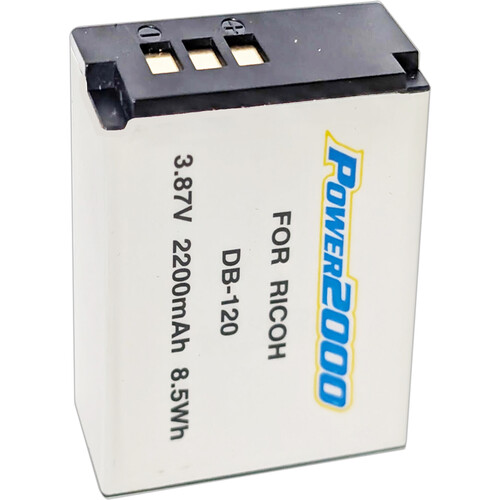 Power2000 ACD-481 Battery for Select Ricoh Cameras (2200mAh)