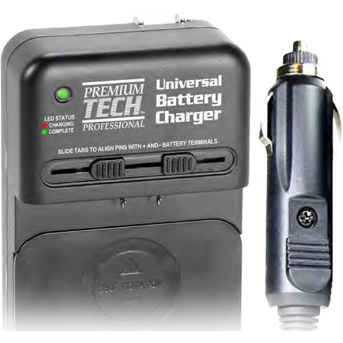 Power2000 PT-UNV Universal AC/DC Li-Ion Battery Charger