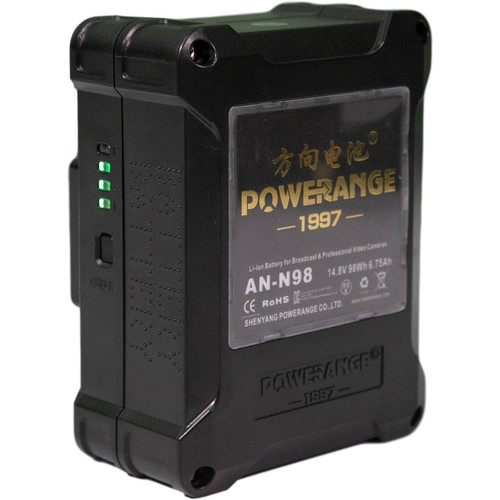 POWERANGE PR-AN-N98 98Wh 14.8V TSA-Friendly Mini Battery (Gold Mount)