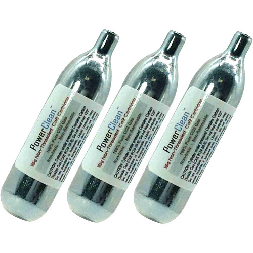 PowerClean Carbon Dioxide Gas Cartridges (16g, 3-Pack)