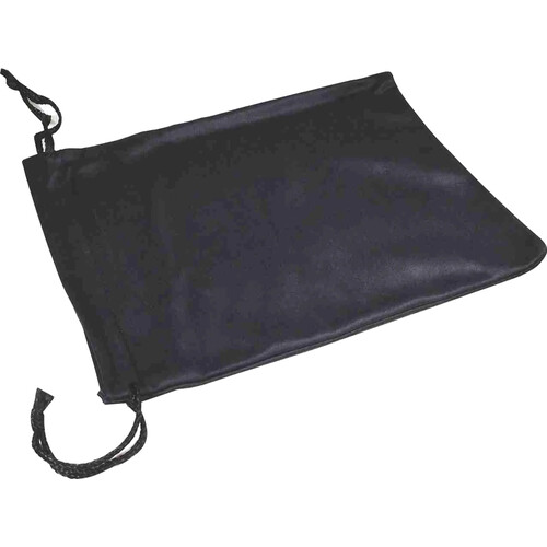 PowerClean Microfiber Drawstring Gear Bag (Black, Medium)