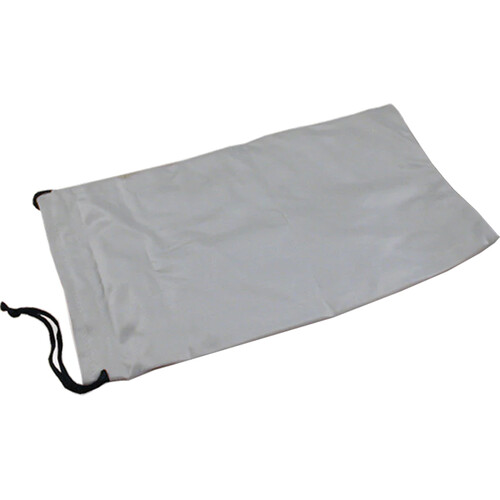 PowerClean Microfiber Drawstring Gear Bag (Gray, Large)