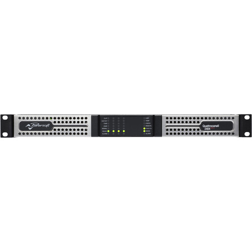 Powersoft Quattrocanali 2404 DSP+ D 2400W 4-Channel Flexible Amplifier with DSP and Dante
