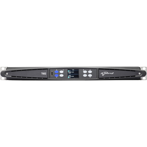 Powersoft T602 2-Channel 6000W High-Performance Touring Amplifier with DSP and Dante