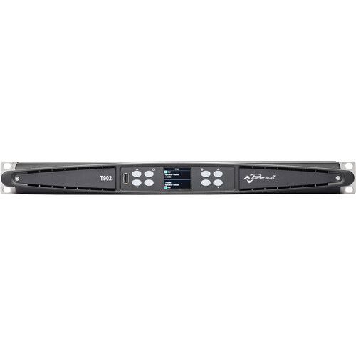 Powersoft T902 2-Channel 8000W High-Performance Touring Amplifier with DSP and Dante