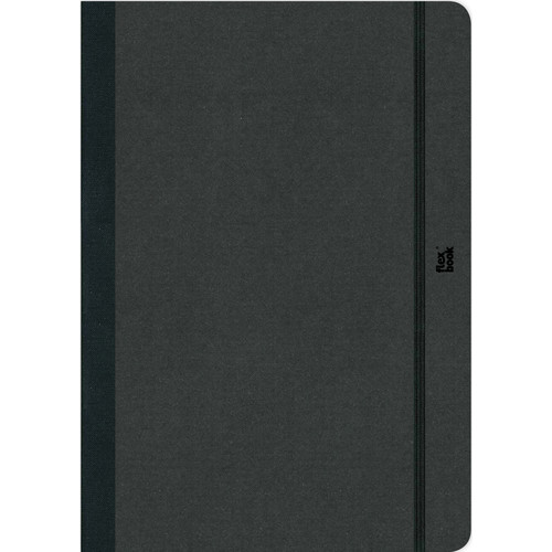 Prat Flexbook Notebook with 192 Blank Pages (Black, 3.5 x 5.5")