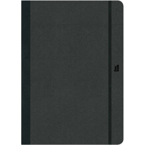 Prat Flexbook Notebook with 192 Ruled Pages (Black, 6.75 x 9.5")