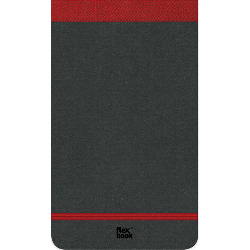 Prat Flexbook Notepad with 160 Ruled Perforated Pages (Red, 4 x 6.75")