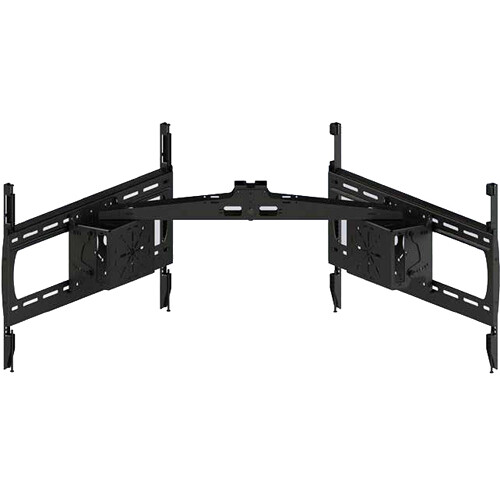 Premier Mounts Ultra Tilt Dual Swivel Portrait Ceiling Display Mount for 75" Displays