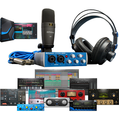 PreSonus AudioBox 96 Studio Complete Hardware/Software Recording Bundle (Blue)