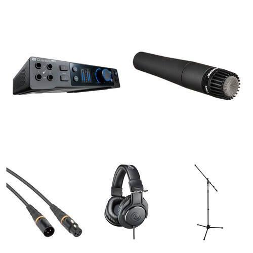 PreSonus Quantum HD 2 USB-C Audio Interface with Guitar Recording Kit